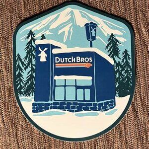 DUTCH BROS STICKER EXCLUSIVE HOLIDAY 2022 NEW
